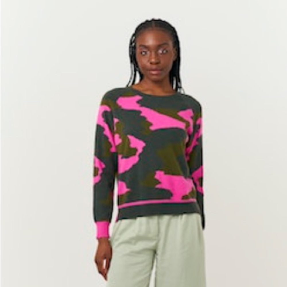 Coco Camo Cashmere Sweater
